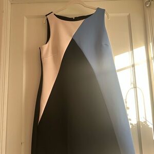 Elegant DKNY Color Block Dress
